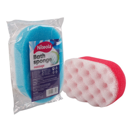 Niteola masažna spužva za kupanje
