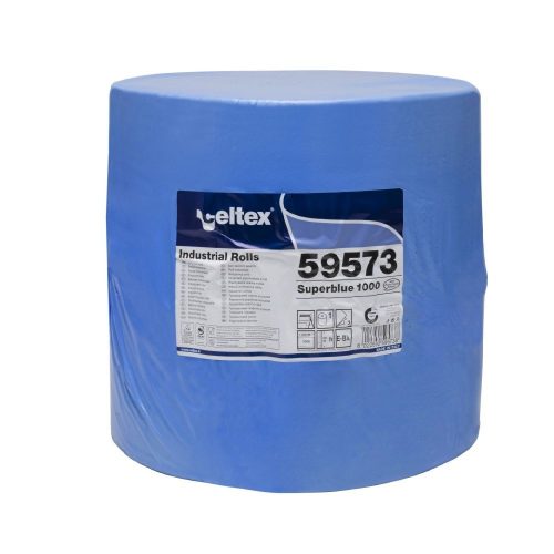 Industrijski ručnik Celtex Superblue 1000 plavi, 3 sloja, 360m, 1000/1