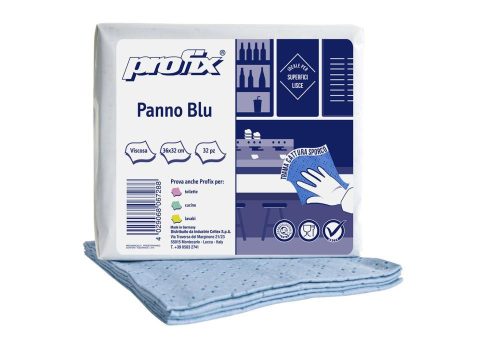 Univerzalna viskozna krpa PROFIX 4C, plava, 32x36 cm 32 kom/pak.