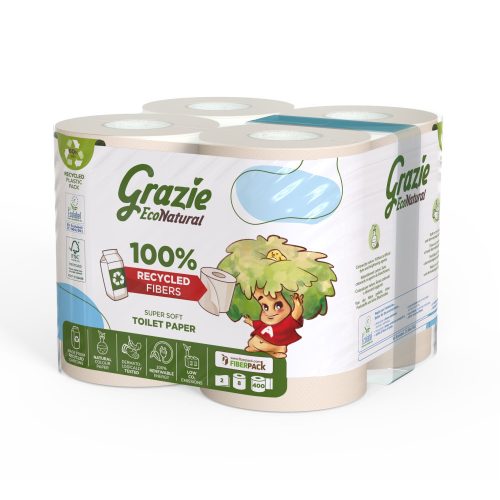 Toaletni papir Lucart GRAZIE NATURAL kućanski, 2 sloja, 8/1