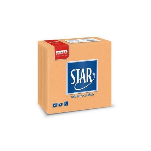 Salveta Fato Star 2 sloja 38x38cm breskva 40/1