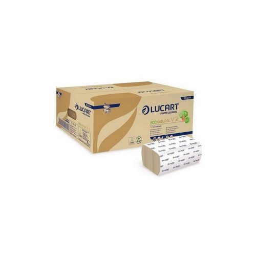 Lucart ECO Natural V preklopljenii ručnik za ruke 2 sloja, 20/1