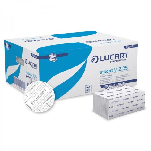 Lucart Strong V2.25 preklopljeni ručnik za ruke 2-slojni celulozni 20/1