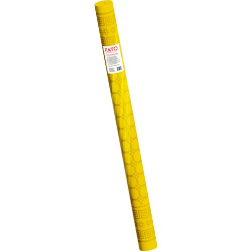 Stolnjak Fato u roli 1,2x7m damast žuti