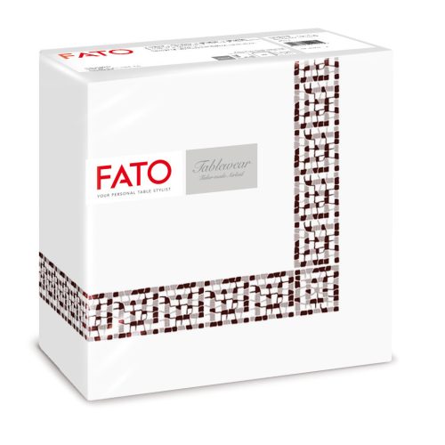 Salveta Fato Airlaid Mykonos kakao 40x40cm 50/1