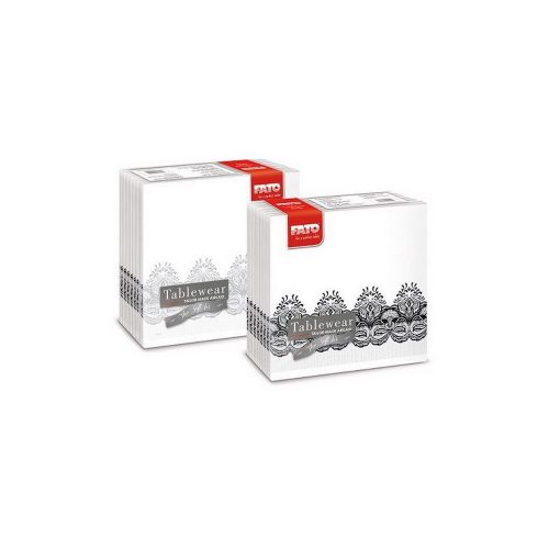 Salveta Fato Airlaid Bombay Nero Black 40x40cm 50/1