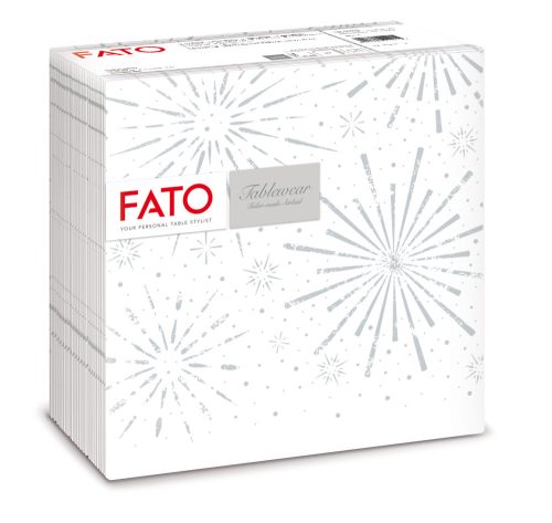 Salveta Fato Airlaid Božićna Incanto Silver 40x40cm 50/1