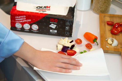 Preklopljeni papirnati ručnik Infibra Quik 150/1, 2 sloja