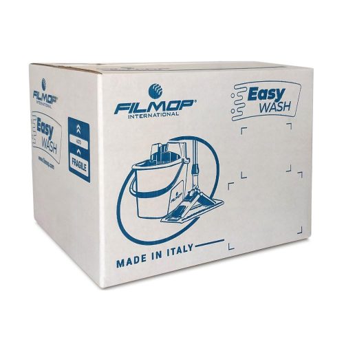 FILMOP Easy Wash ravni mop set 15 L – kanta s prešom, ručka, držač mopa i mop
