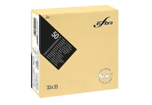 Salveta Infibra šampanjac 33x33cm 2 sloja 50/1