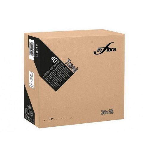 Salveta Infibra 38x38cm Cappuccino 2 sloja 40/1