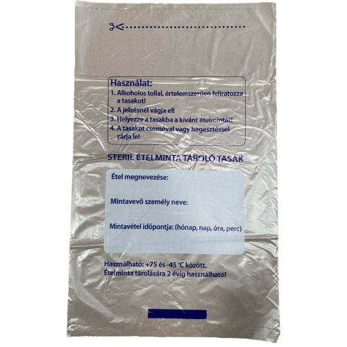 Vrećica za pohranu uzoraka hrane, 1000/1