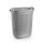 Plastična košara za rublje s poklopcem siva 63L