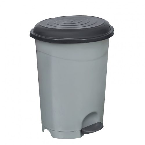 Kanta za otpatke, plastična, ECO antracit, s košarom na izvlačenje, 50L