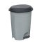   Kanta za otpatke, plastična, ECO antracit, s košarom na izvlačenje, 50L