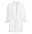 Ogrtač zaštitni jednokratni PP s čičkom bijeli 110x135cm, 28g, L